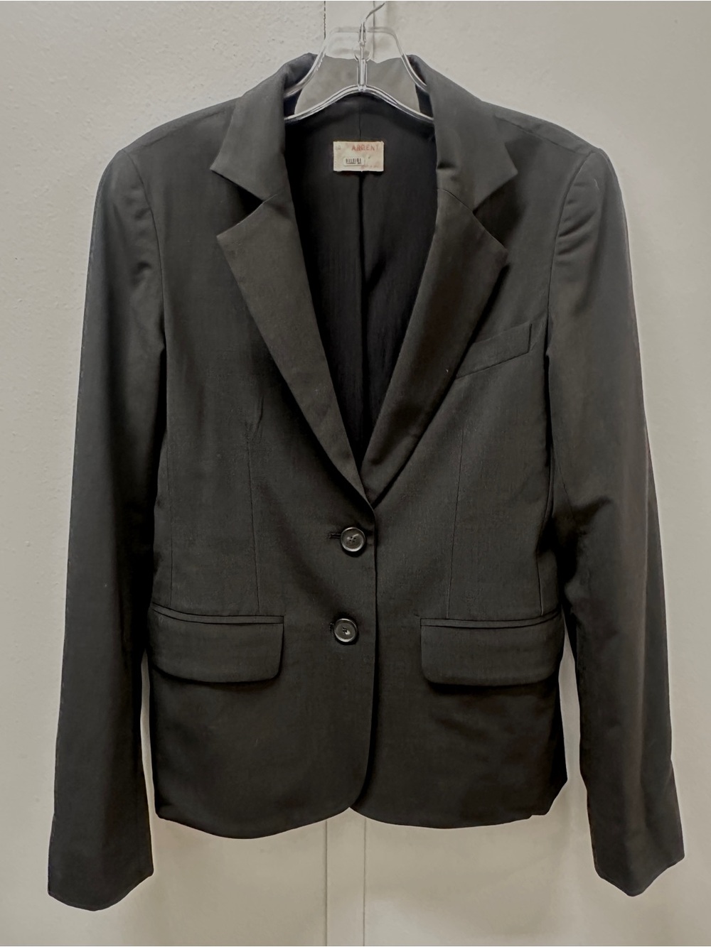 Argent Luxury Tech Wool Blend Work Blazer Black Sz 0 Retail: $395 #CorpCore